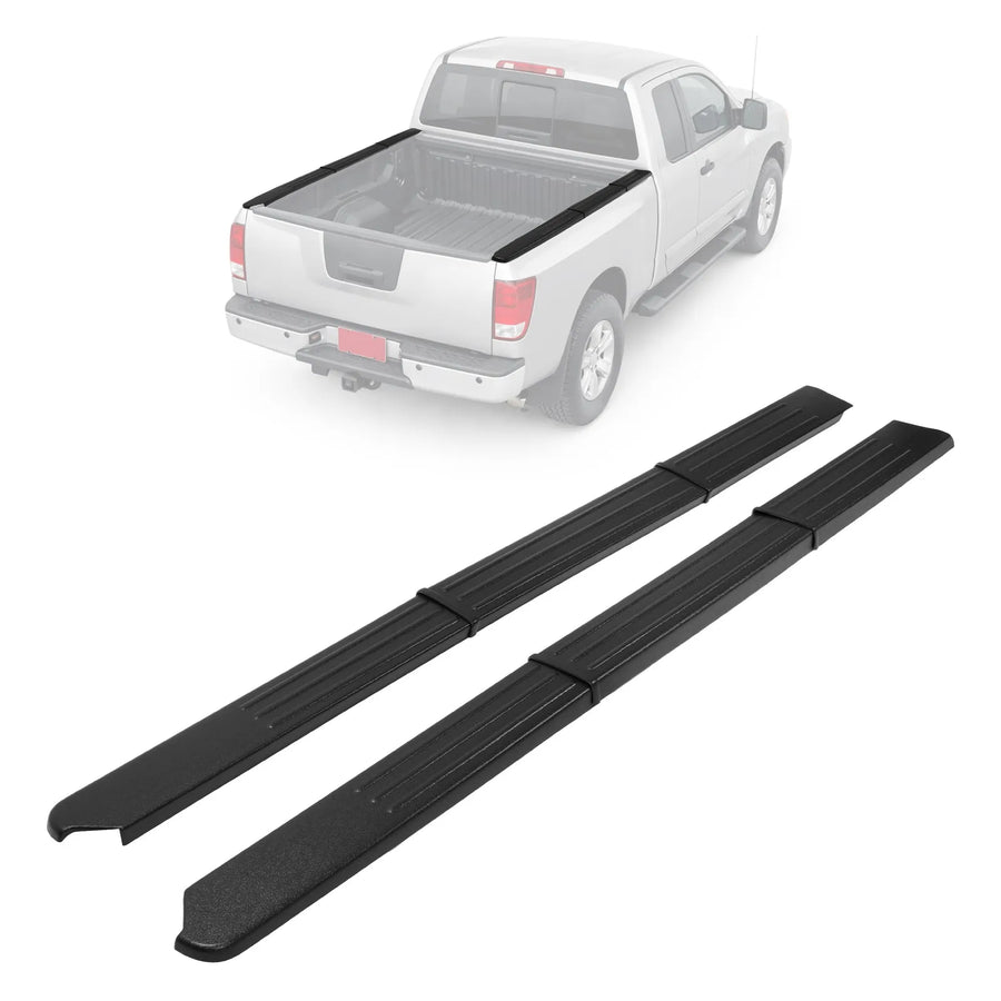 Bed Rail Cap Pair for Nissan Titan King Cab 2004-2015