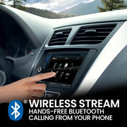 6.2-Inch Double-DIN Bluetooth DVD Car Stereo