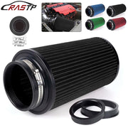 Universal High-Flow Cone Air Filter, 3/3.5/4-Inch