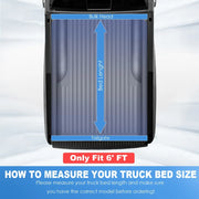 Soft Tri-Fold 6 ft Tonneau Cover for 2005–2015 Toyota Tacoma