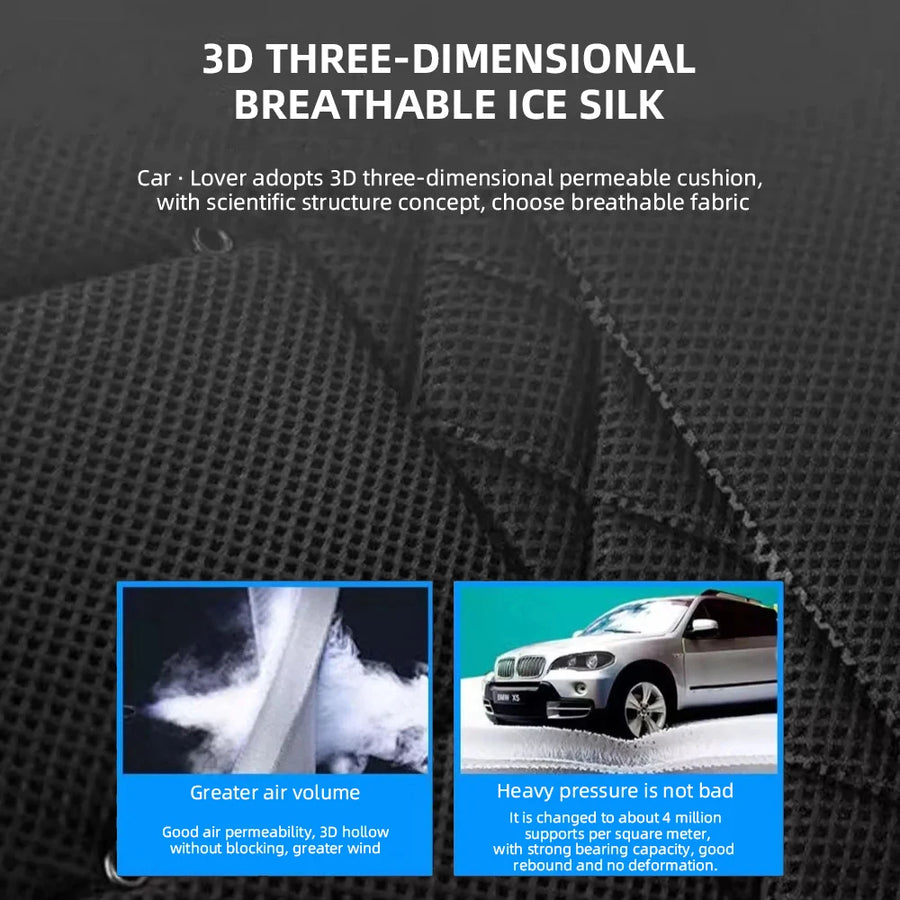 Universal 12V/24V Ventilated Cooling Car Seat Cushion