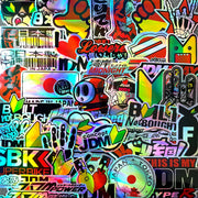 Yamaha JDM Motorcycle Vinyl Sticker Pack – Regular & Holographic Sets