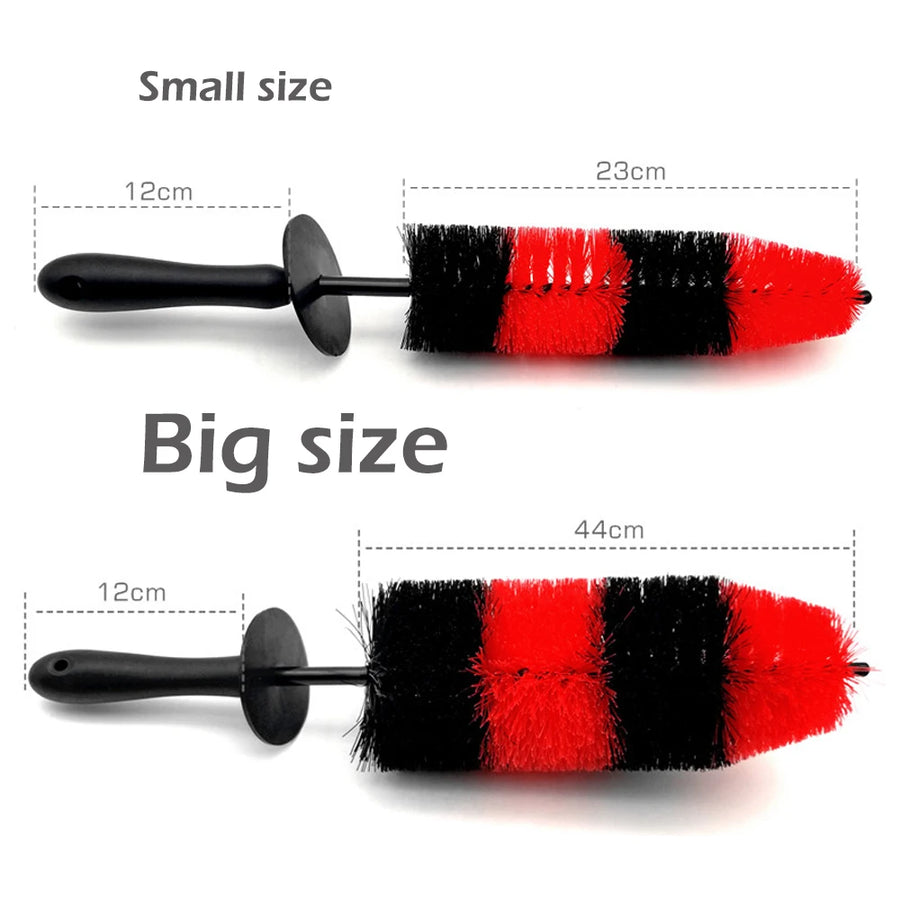 Wheel Cleaning Brushes - Large, Small or 2-Piece Set