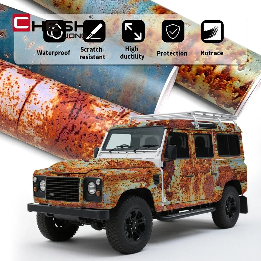 Rust Camouflage Automotive & Motorcycle Vinyl Wrap