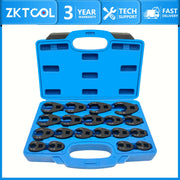 19-Piece Metric Flare Nut Wrench Set, 8-32mm