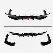 LED Rear Bumper Diffuser for BMW 5 Series G30/G31/G38 2017-2023