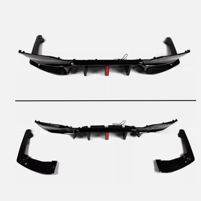 LED Rear Bumper Diffuser for BMW 5 Series G30/G31/G38 2017-2023