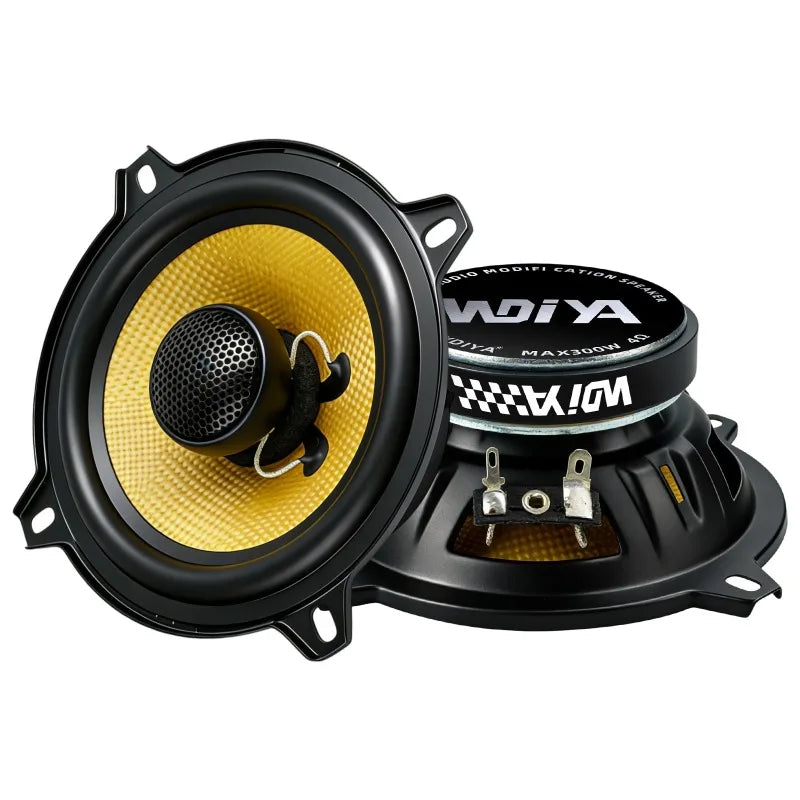 5-Inch 300W Max Carbon-Fiber Car Speakers