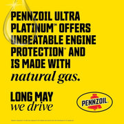 Pennzoil Ultra Platinum Full Synthetic 5W-30 Motor Oil, 1 Quart Case of 6