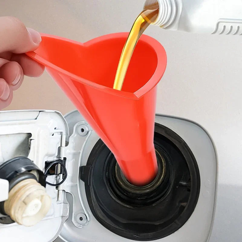 Long-Stem Automotive Fluid Funnel – Multiple Colors
