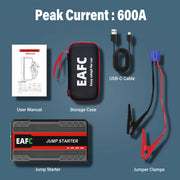 600A or 2000A 12V Portable Car Jump Starter and Power Bank