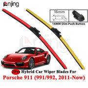 Windshield Wiper Blade Set for Porsche 911 991 992 -Now and Newer 2011