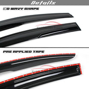 Window Visors for 2018–2023 Toyota Camry – 4 Pieces