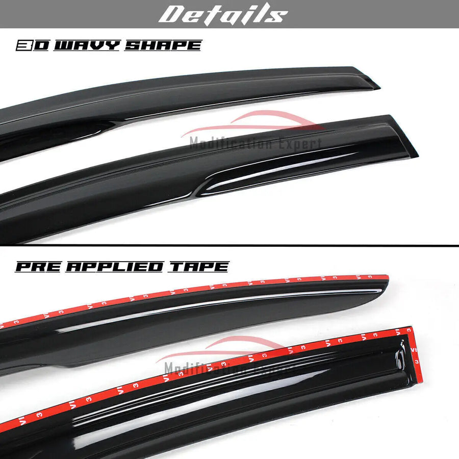 Window Visors for 2018–2023 Toyota Camry – 4 Pieces