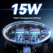 Joyroom 15W Wireless Charging Magnetic Car Phone Mount with 360° Rotation