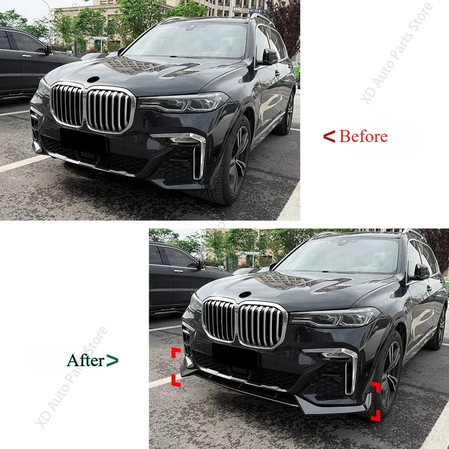 Front Bumper Lip Splitter for BMW X7 M 2019-2022