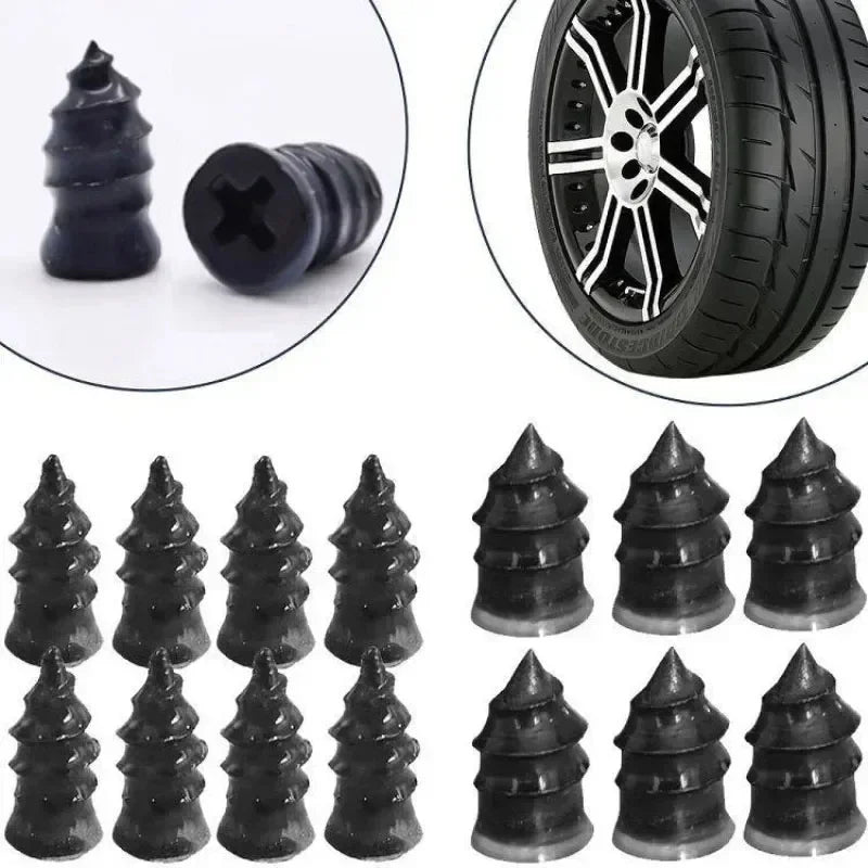 10/20/30-Piece Tubeless Tire Repair Rubber Nail Kit – Mixed Sizes
