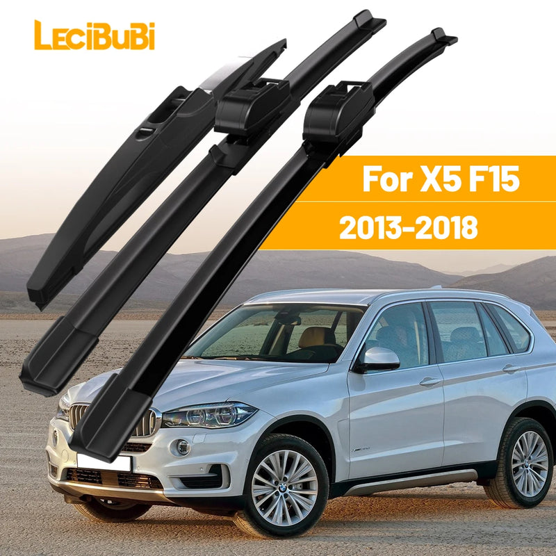 Front & Rear Windshield Wiper Blade Set for BMW X5 2013-2018