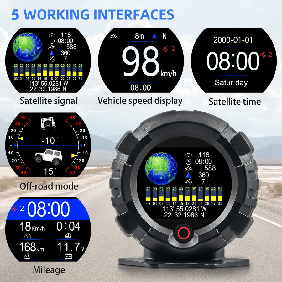X95 GPS Car Head-Up Display and Digital Performance Gauge