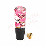 Universal 10cm Acrylic Flower Manual Gear Shift Knob