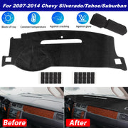 Dashboard Cover Mat for 2007–2014 Chevrolet Silverado/Tahoe/Suburban