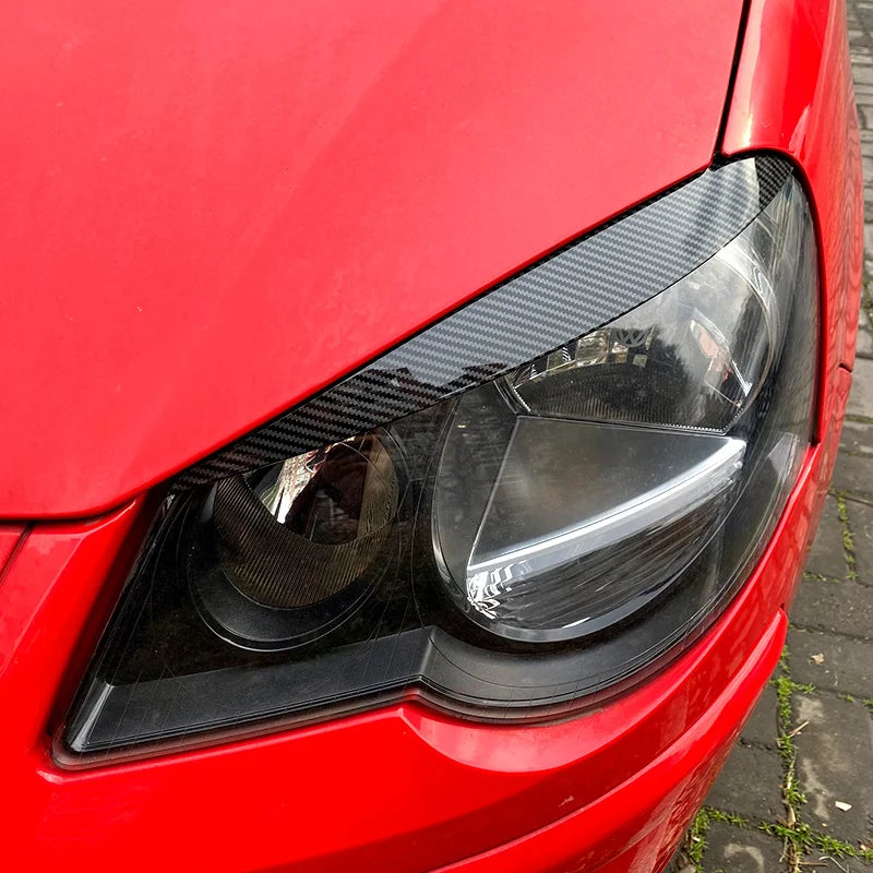 Headlight Eyebrow Trim Set for 2005–2009 Volkswagen Polo