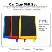 Honeycomb Clay Mitt for Car Paint Decontamination