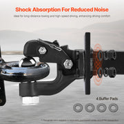 20,000 lb-Rated Combination Pintle Hook – 2 in / 2-5/16 in