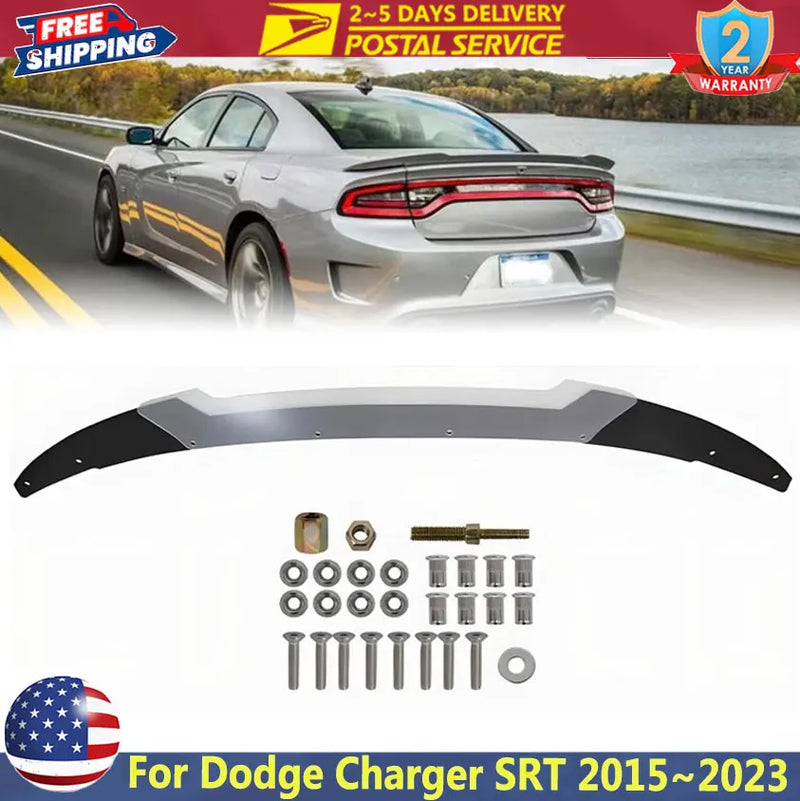 Gloss Black Rear Trunk Spoiler for Dodge Charger 2015-2023