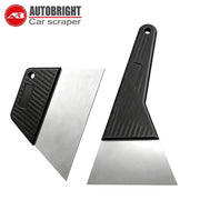 Stainless Steel Vinyl Wrap Squeegees - Long or Short Handle