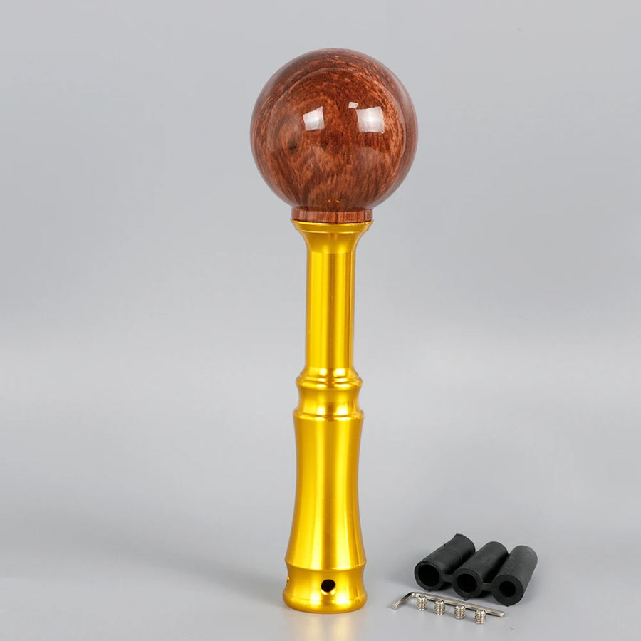 Universal Peach-wood-style Manual Gear Shift Knob