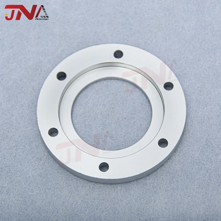 Aluminum 74MM 6 Bolts Steering Wheel Horn Button Center Ring JDM Racing Car Replacement