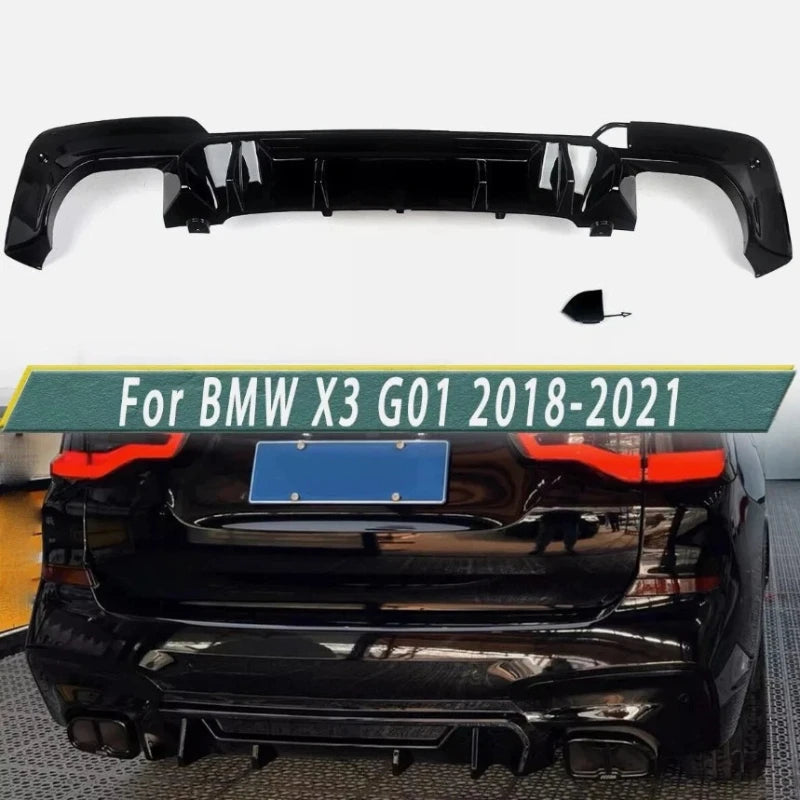 BMW X3 G01 M Sport Rear Diffuser – 2018–2021, 2 Finishes