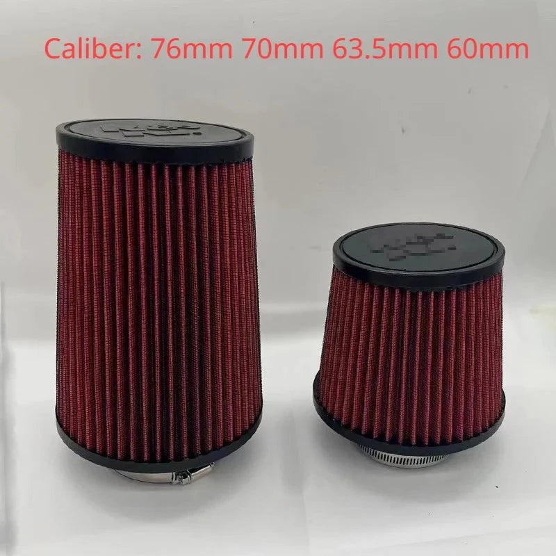 Intake Air Filter for K and N Universal High Flow Cone 102 89 76 70 63.5 60MM KN Tapered Mushroom Head