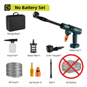 6-in-1 Cordless Pressure Washer Gun for Tool Batteries
