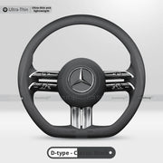 Nappa Steering Wheel Cover for MERCEDES-BENZ GLA GLB GLC GLE-Class A C E S Class