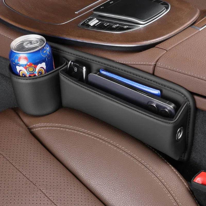 Universal Car Seat Gap Organizer with Cup and Phone Holder