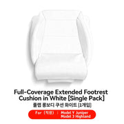 Memory-Foam Car Seat Cushion with Extended Leg Support