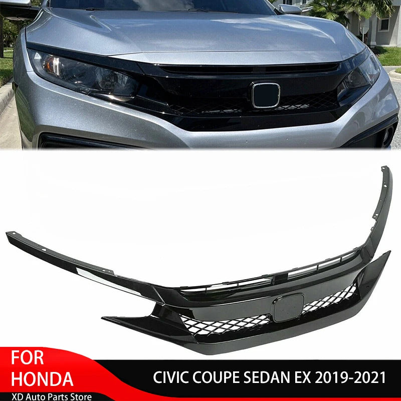 Type R-Style Front Grille for Honda Civic 2019-2021