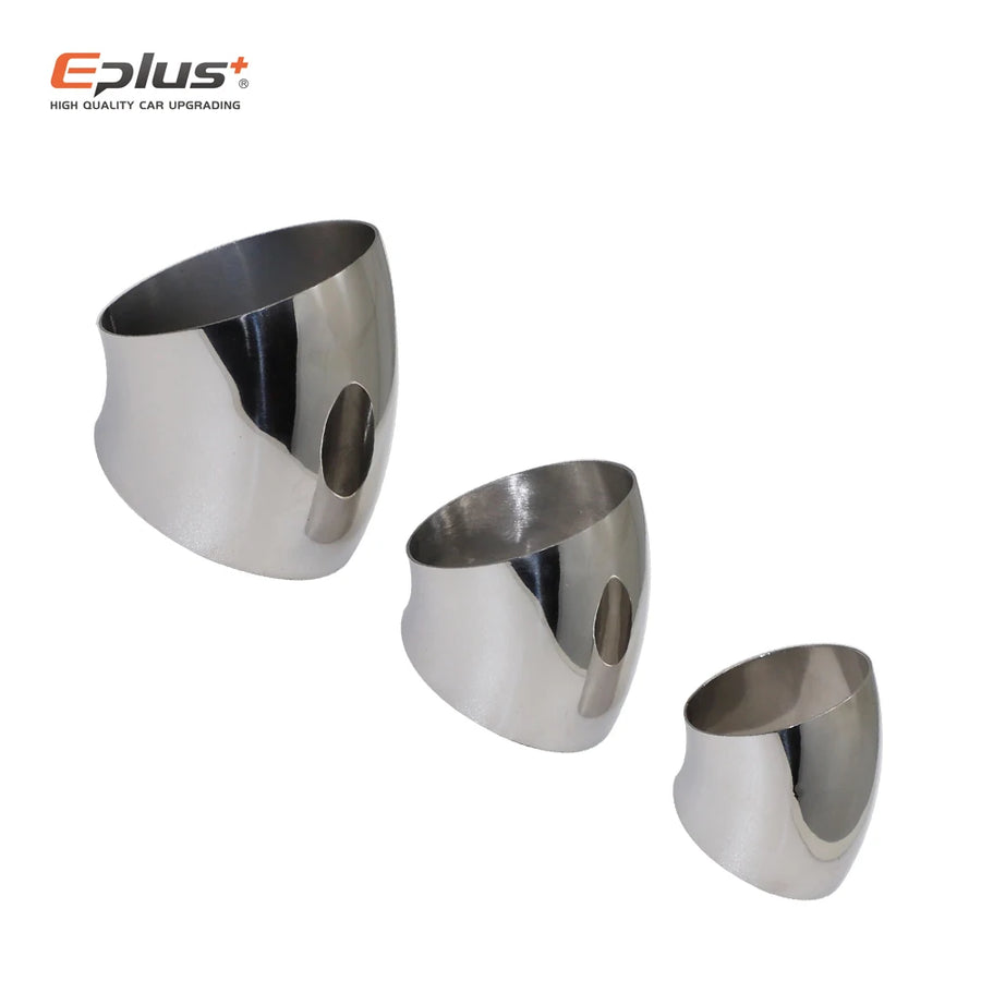 Universal 304 Stainless Steel 45-Degree Exhaust Pipe Elbow