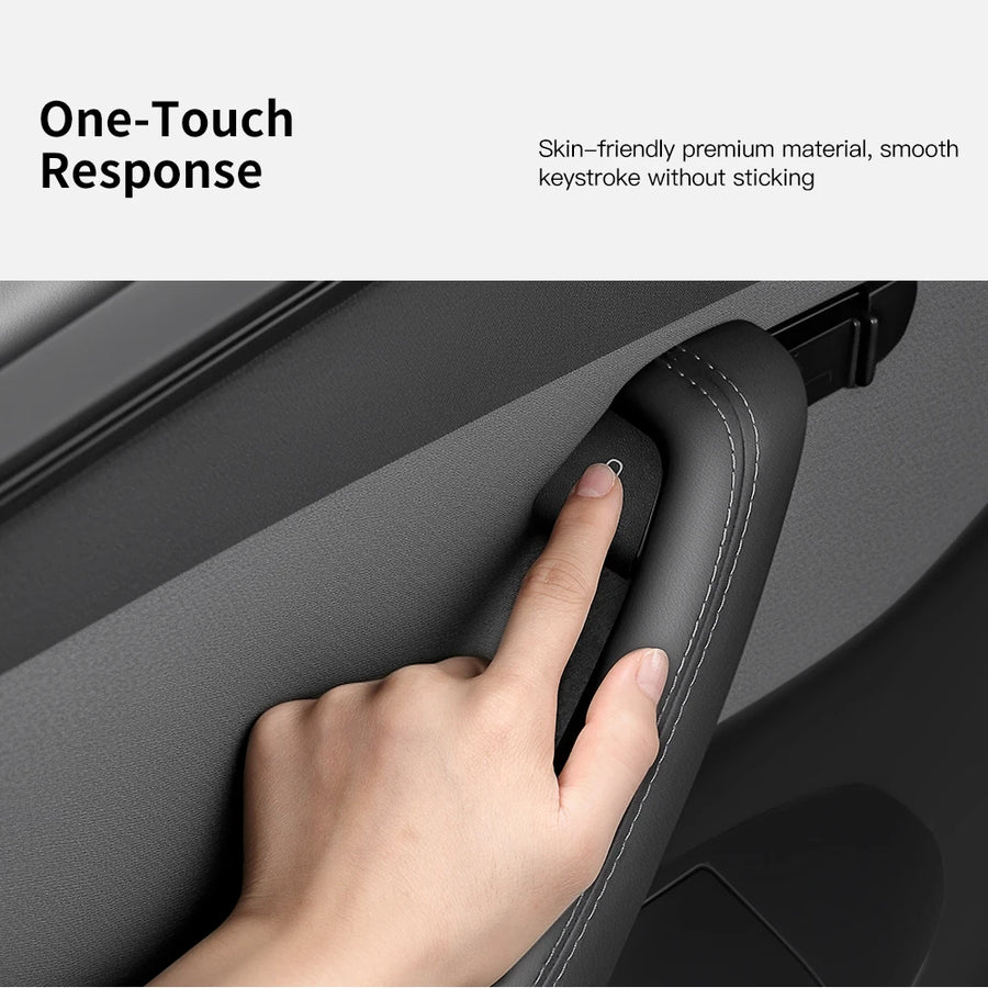 Interior Door and Window Button Sticker Set for Tesla Model 3/Y