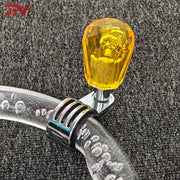JDM Steering Wheel Acrylic Bubble Handle Aid Booster Ball Power Assist Spinner Knob for Car/Truck