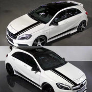 Long-Strip Hood and Door Vinyl Decal Set