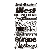 1set JDM Reflective Car Sticker Moto Racing Decor Vinyl Decal