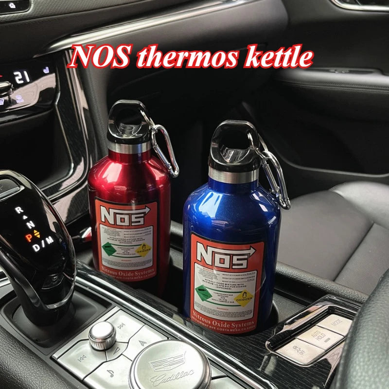NOS Nitrous Bottle-Style 500mL Stainless Steel Insulated Travel Mug