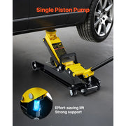 2.5-Ton Low-Profile Hydraulic Floor Jack with Single-Piston Quick Lift