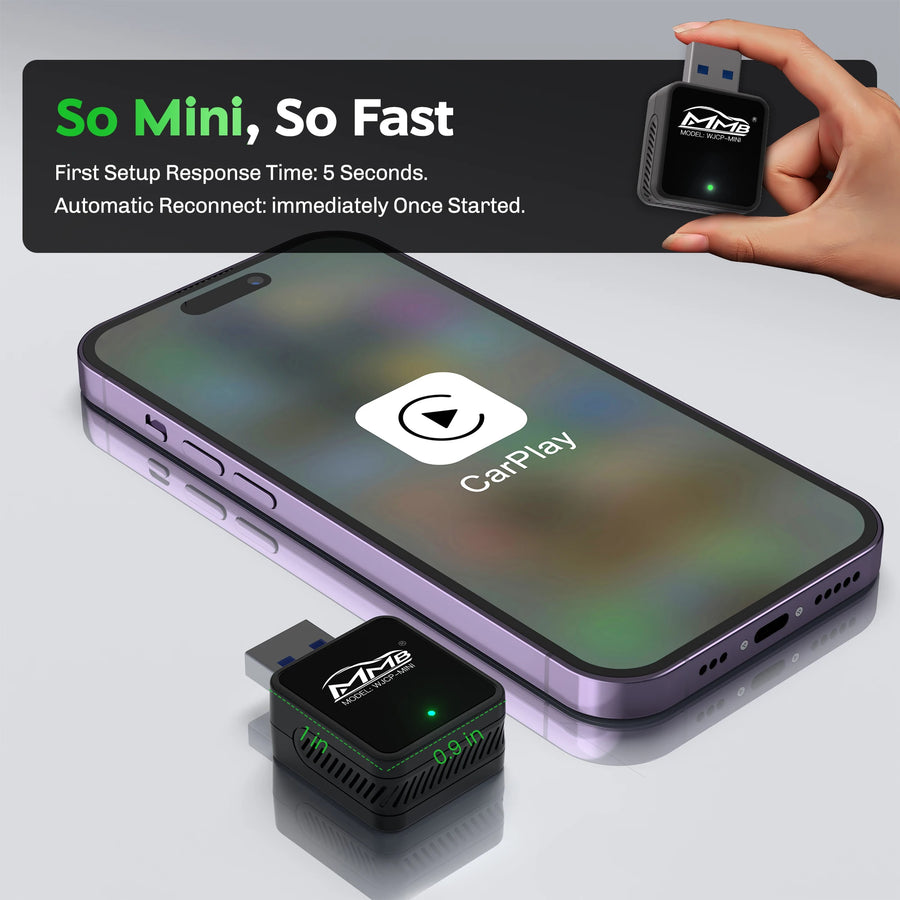 Wireless CarPlay Adapter Dongle with Bluetooth 5.2