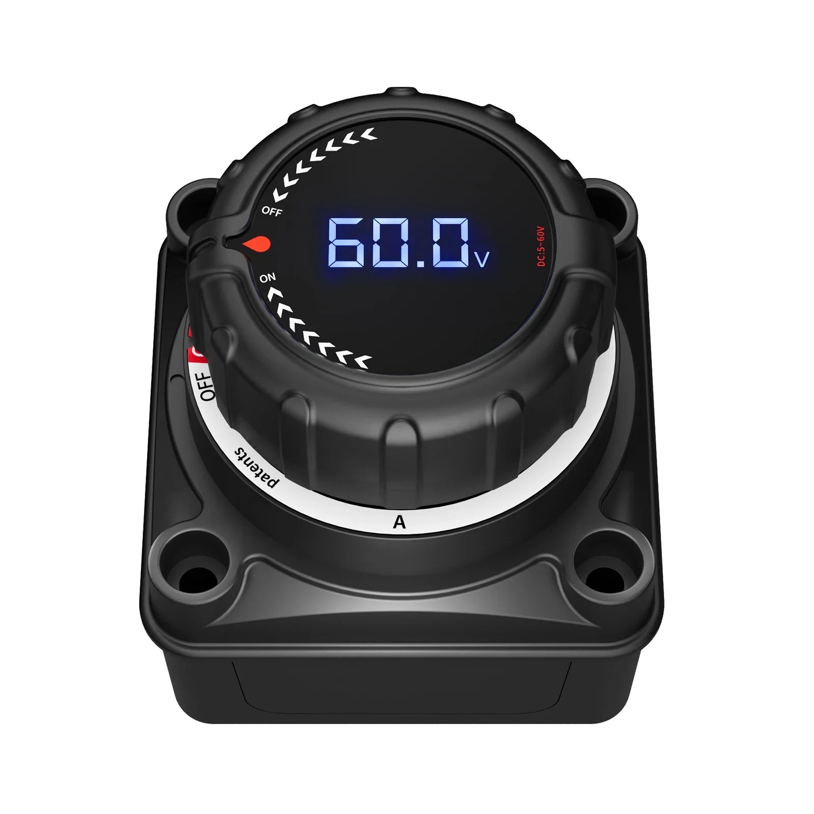 Battery Disconnect Switch with Digital Voltage Display