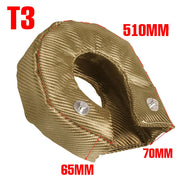 Titanium Turbocharger Heat Shield Blanket for T2–T6 Turbos
