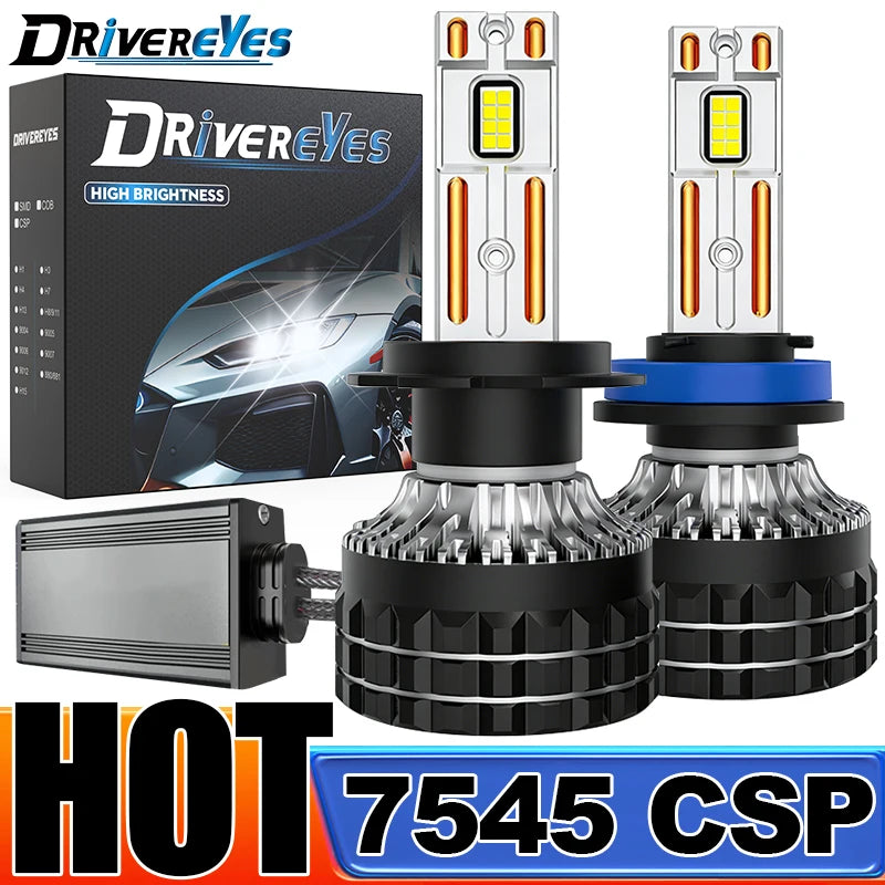 H1/H4/H7/H11/9005/9006 LED Headlight Bulb – 6000K, CANBUS